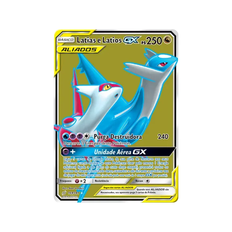 Latias e Latios-GX (169/181) União de Aliados Pokémon TCG