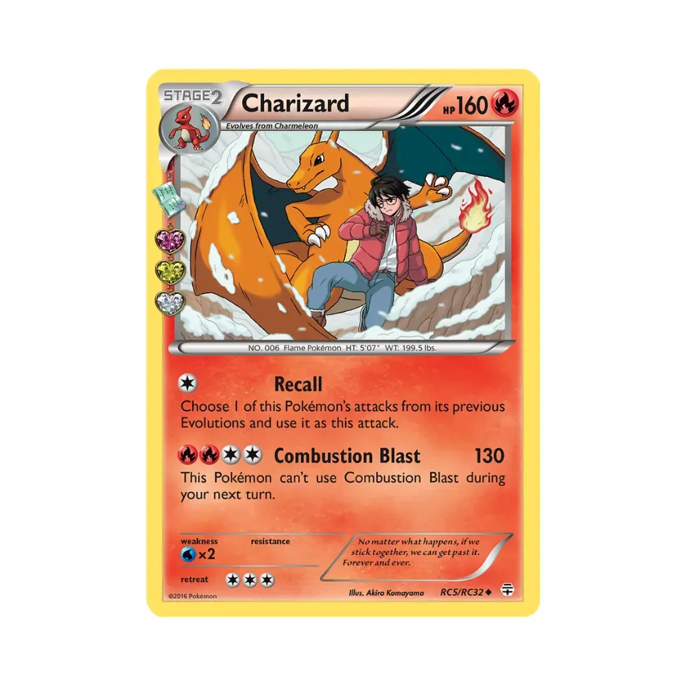 Charizard (RC5/RC32) Gerações Pokémon TCG foto 1