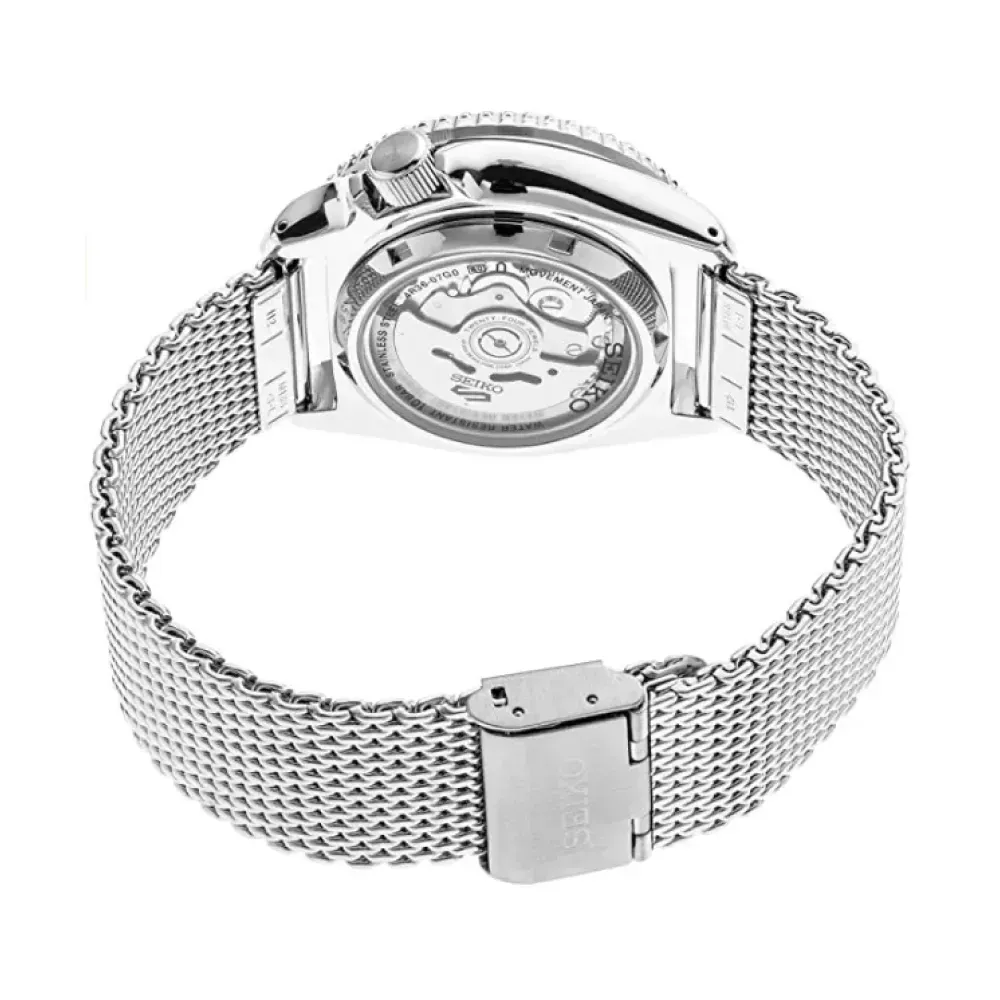 Relógio Seiko 5 Sports Suits Black Silver 42,5mm foto 1