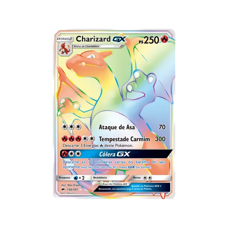 Charizard-GX (150/147) Sombras Ardentes Pokémon TCG