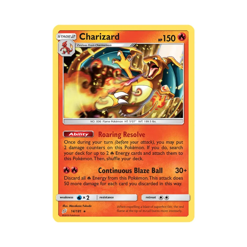 Charizard (14/181) União de Aliados Pokémon TCG foto 1