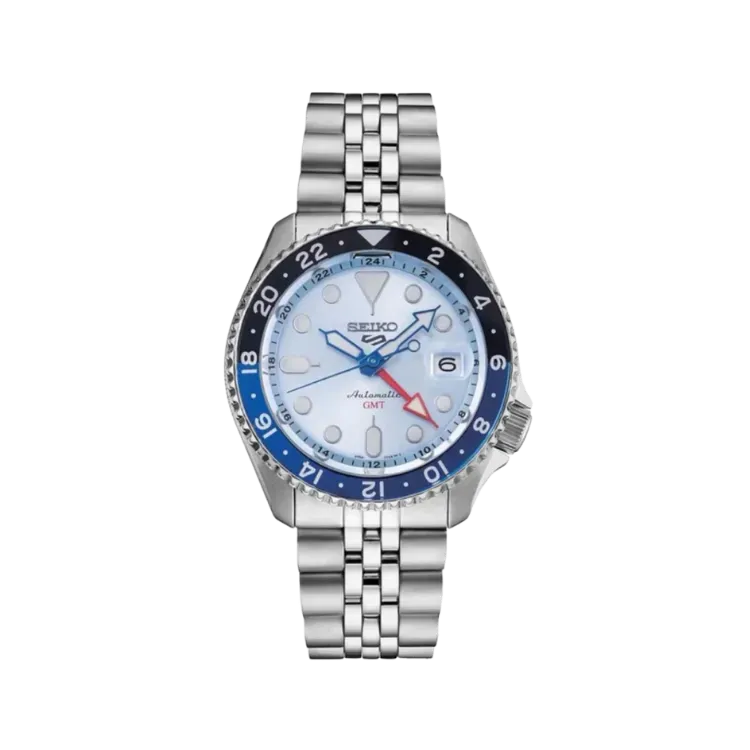 Relógio Seiko 5 Sports GMT Ice Blue Asia Limited Edition 42.5 mm