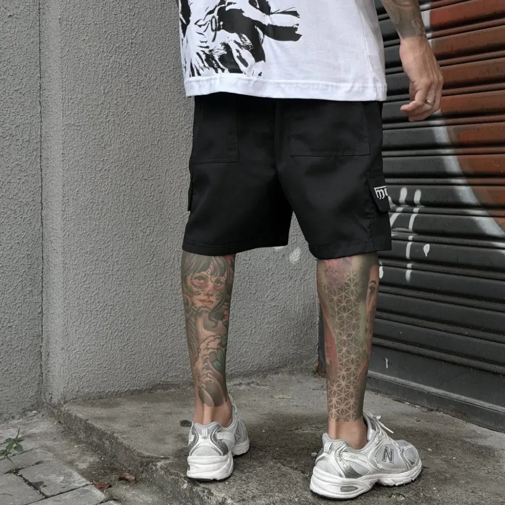 Shorts MAFIUSU Cargo Sarja Cruz Black foto 2