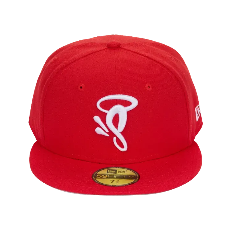 New Era x Syna World Boné 59FIFTY Fitted Red