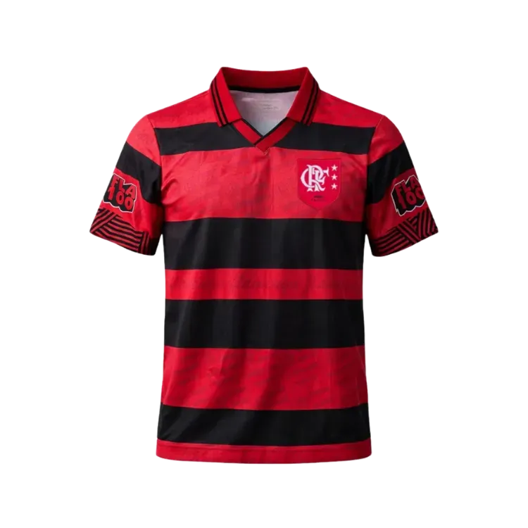 Camisa Betel Sport CR Flamengo Retrô 1996 Red Black