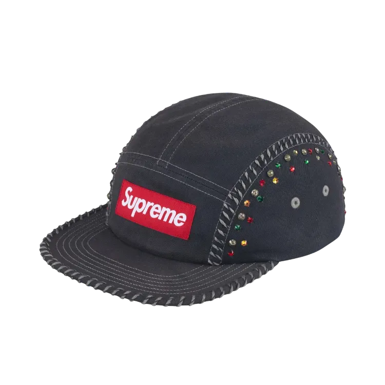 Boné Supreme Whipstitch Camp Navy FW26-W11