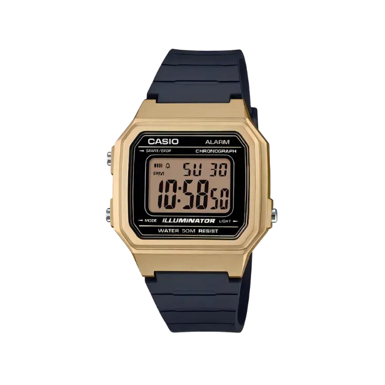 Relógio Casio Youth Digital Gold Navy 41,2mm