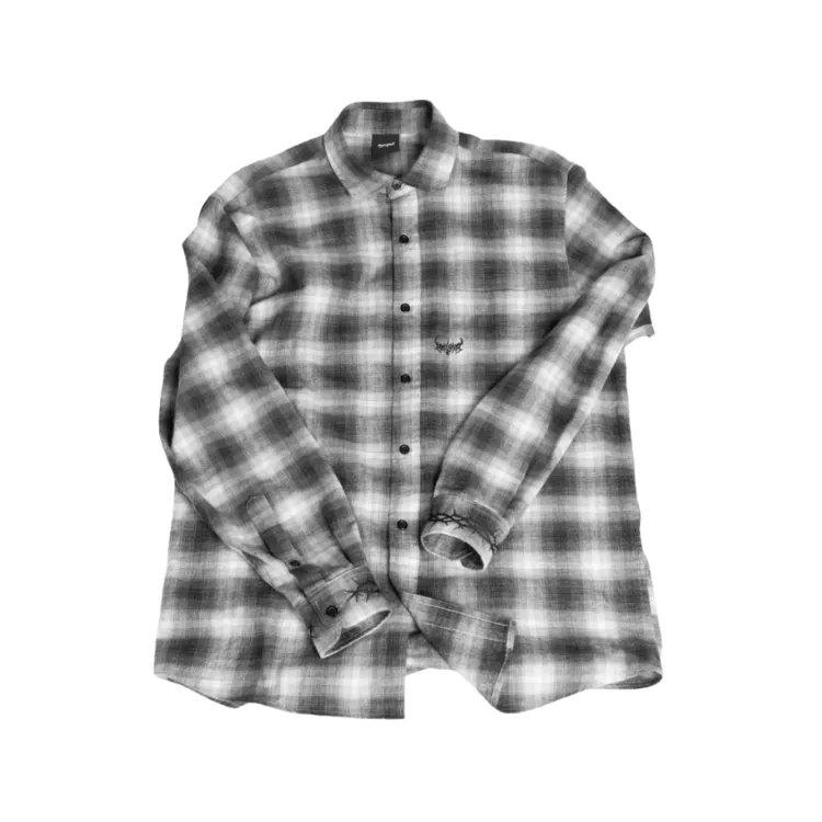 Camisa Recurva Thorns Flannel Grey