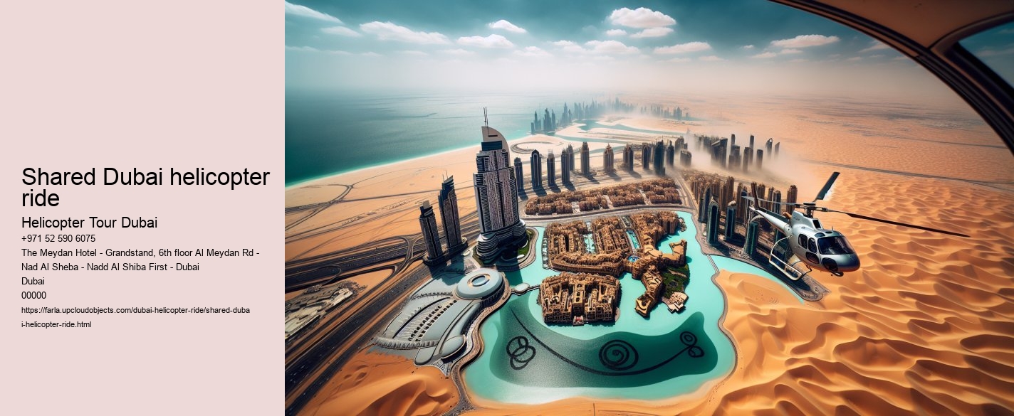 Shared Dubai helicopter ride