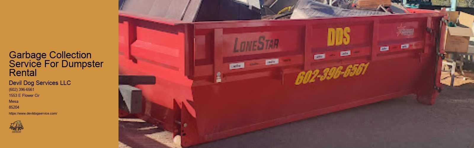 Garbage Collection Service For Dumpster Rental