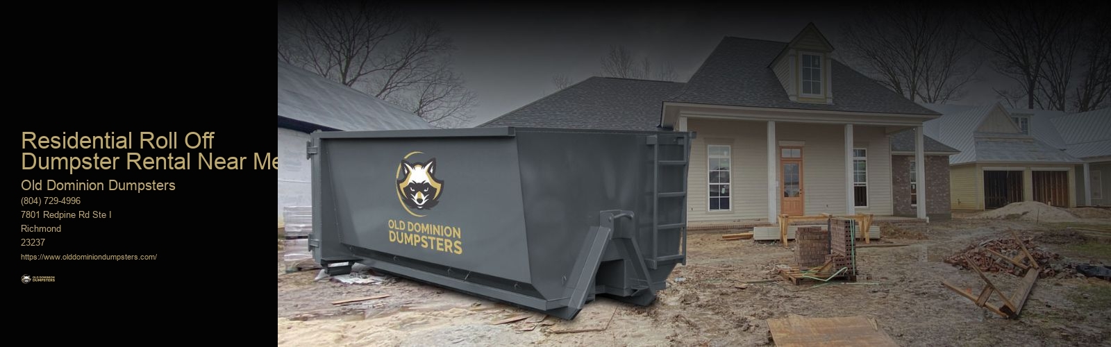 Residential Roll Off Dumpster Rental Near Me