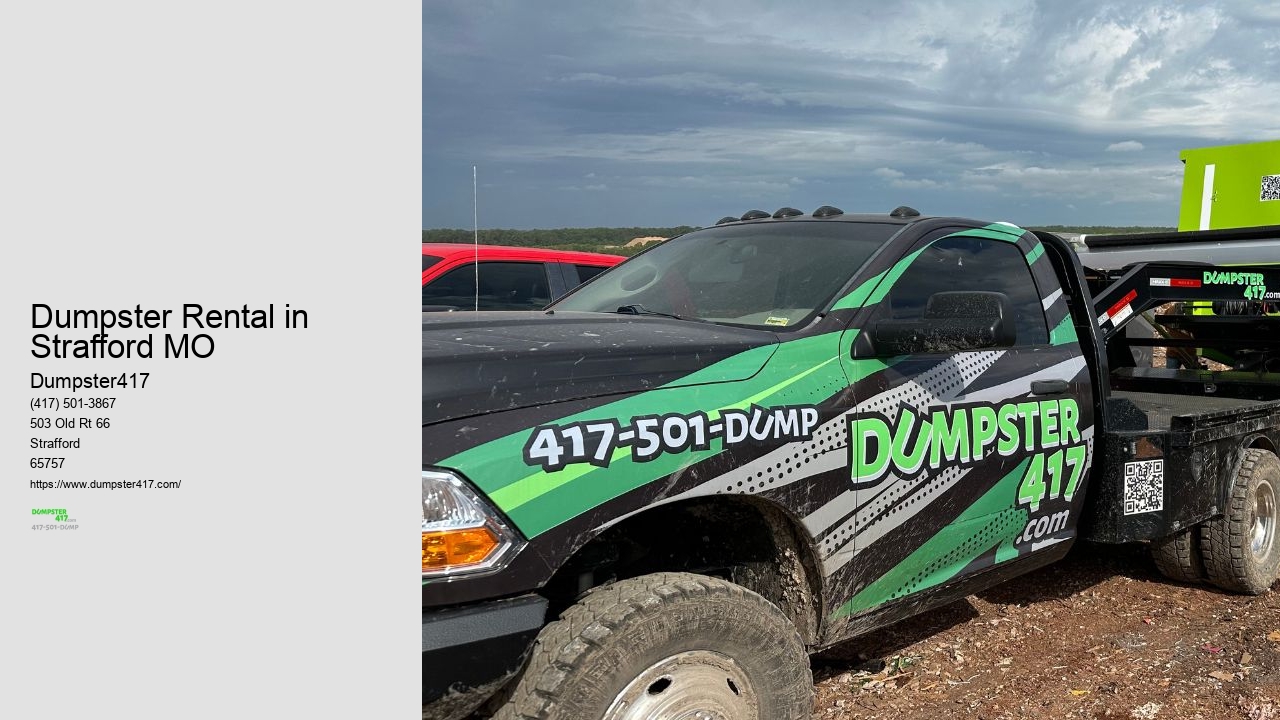 Dumpster Rental in Strafford MO