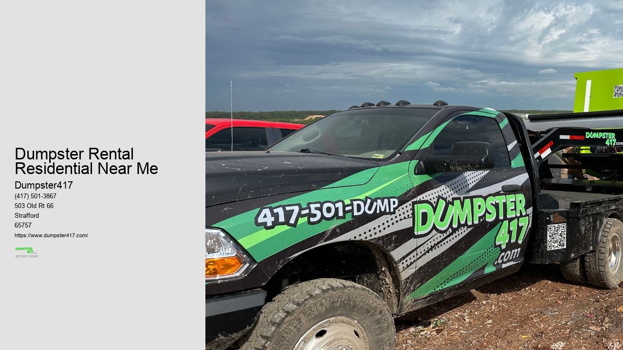 Dumpster Rental Residential Near Me