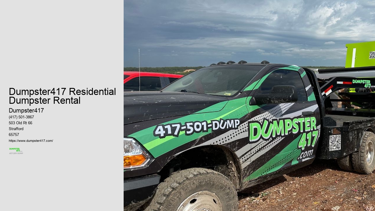 Dumpster417 Residential Dumpster Rental