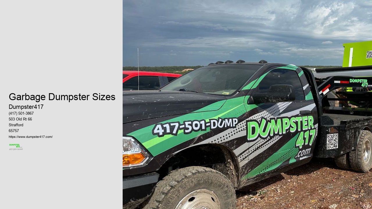 Garbage Dumpster Sizes