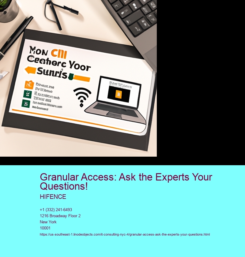 Granular Access: Ask the Experts Your Questions!
