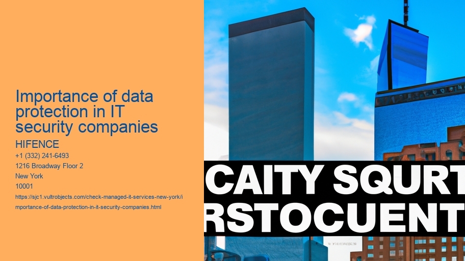 Importance of data protection in IT security companies