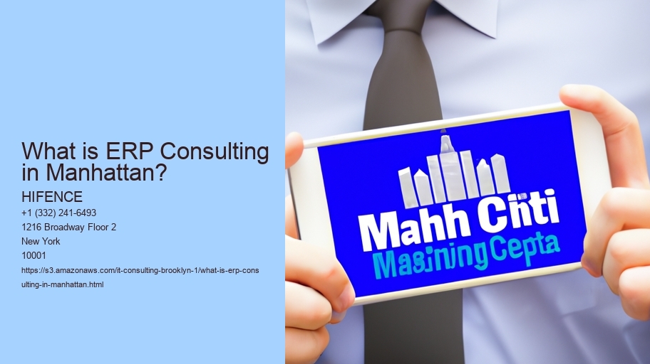What is ERP Consulting in Manhattan?