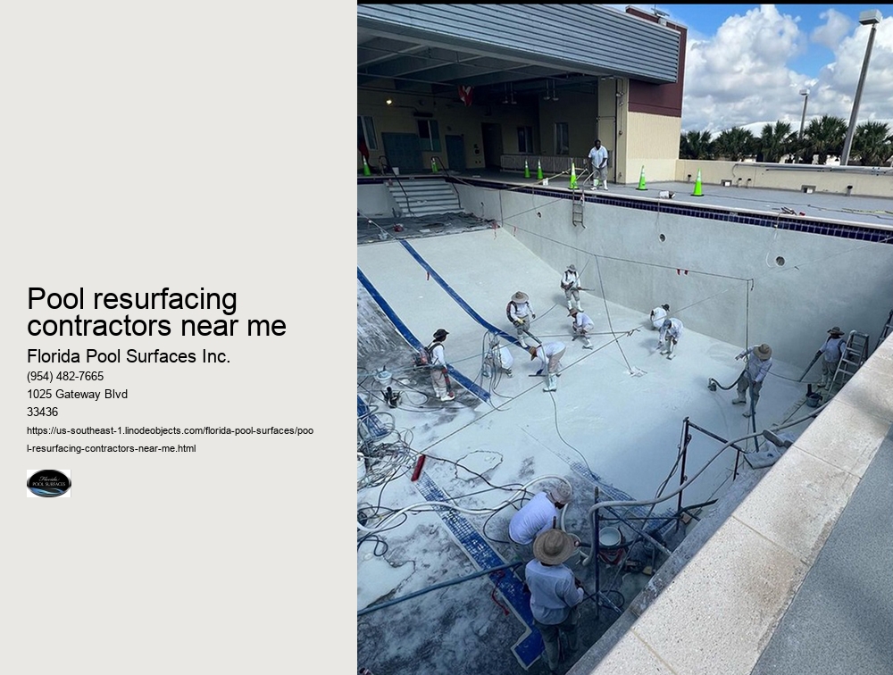 pool resurfacing contractors near me