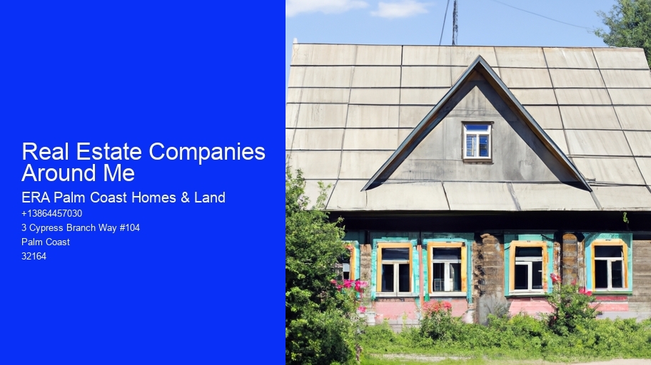 Real Estate Companies Around Me