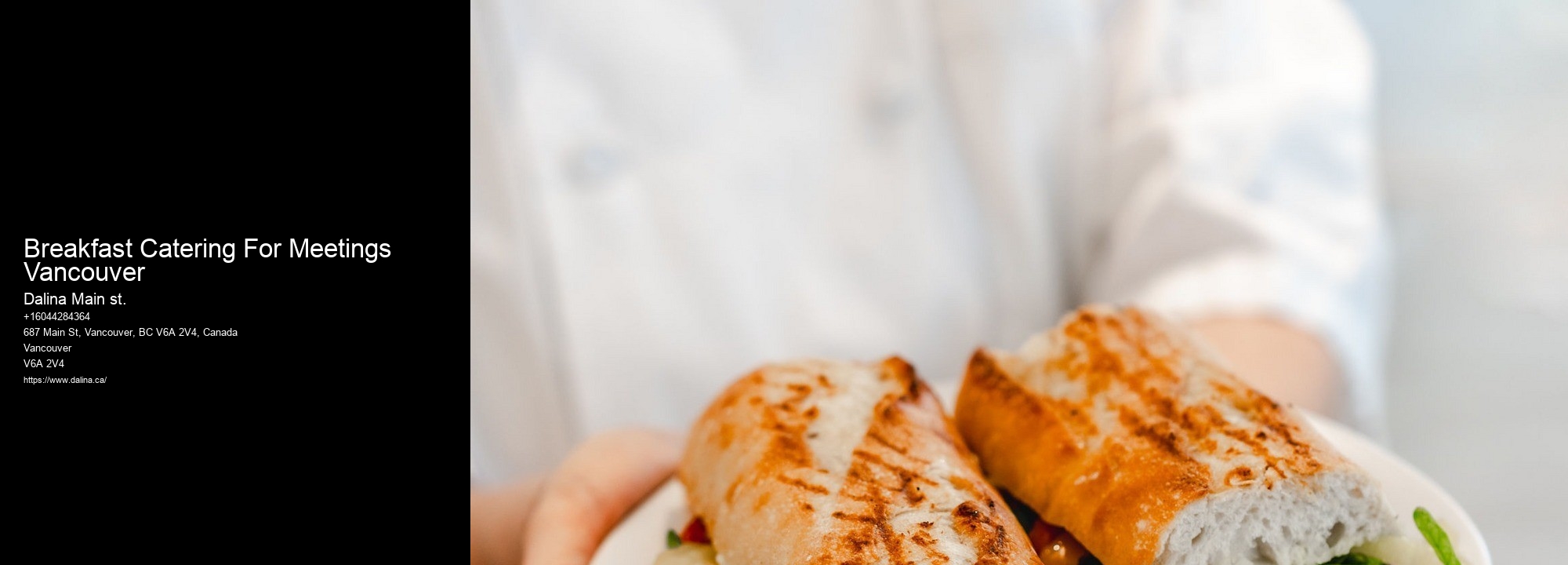 Finger Food Catering Breakfast Catering For Meetings Vancouver Offices