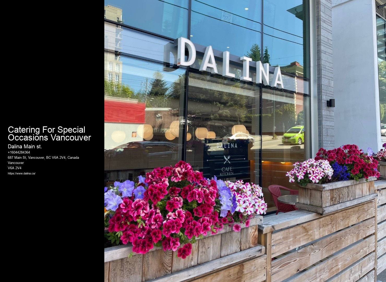 Full-Service Catering Catering For Special Occasions Vancouver