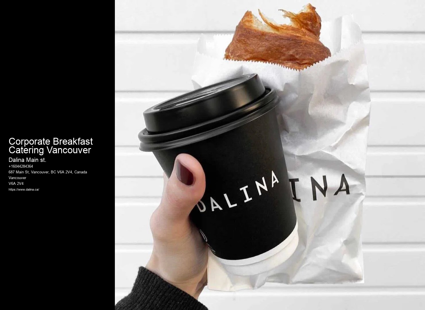 Corporate Breakfast Catering Vancouver Office Lunch Catering