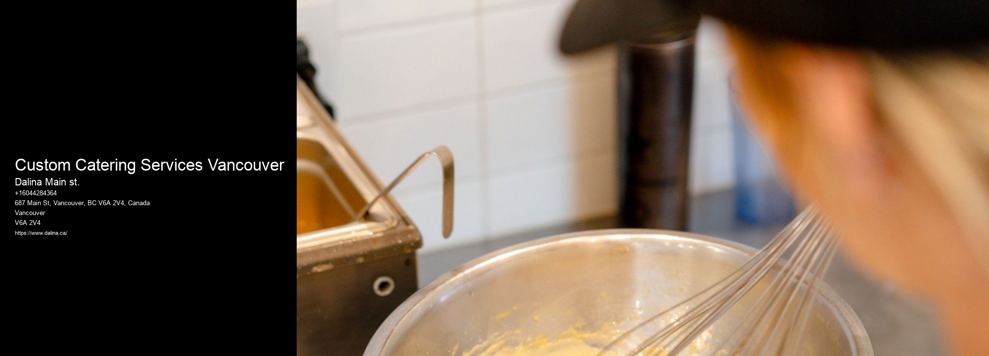 Catering For Receptions Custom Catering Services Vancouver