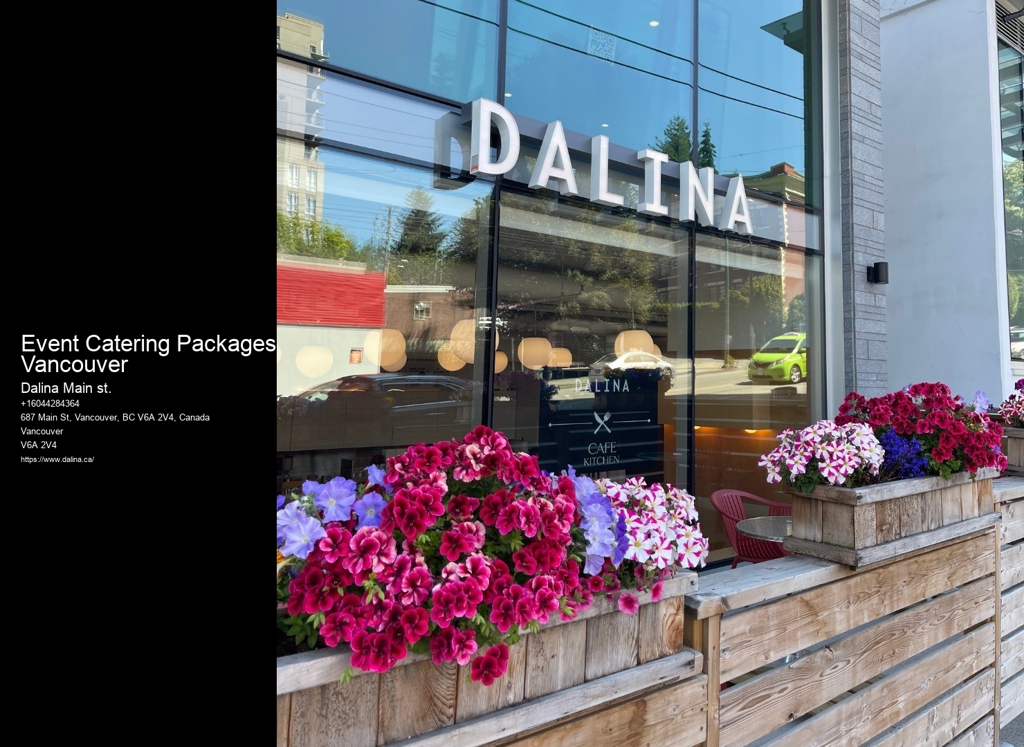 Professional Event Caterers Event Catering Packages Vancouver