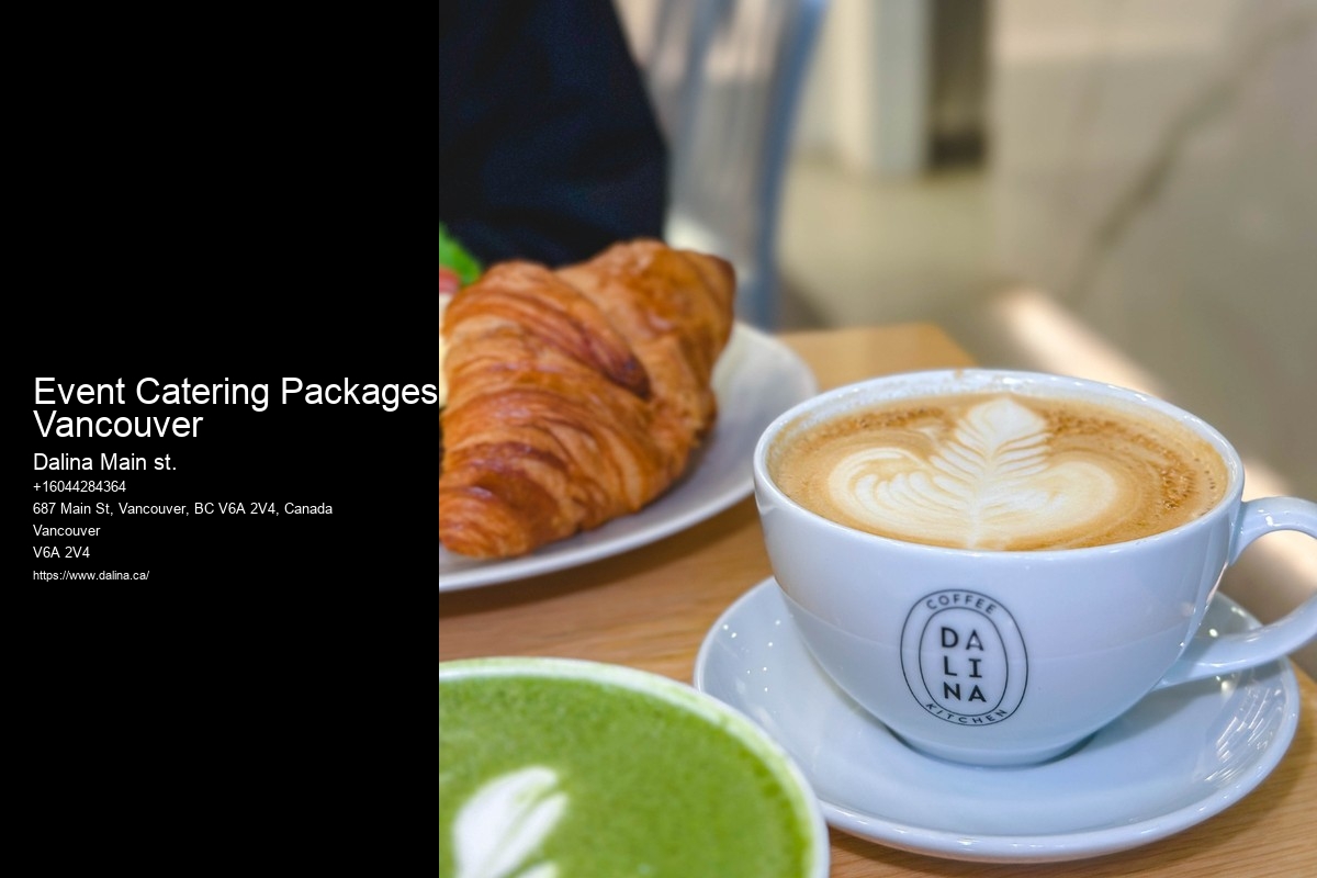 Custom Menus Catering Event Catering Packages Vancouver