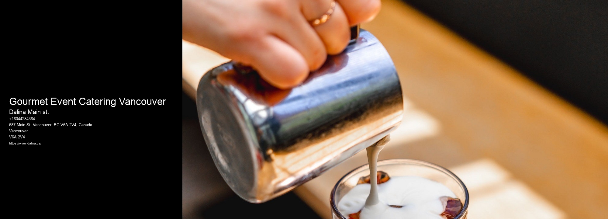 Coffee Catering Gourmet Event Catering Vancouver