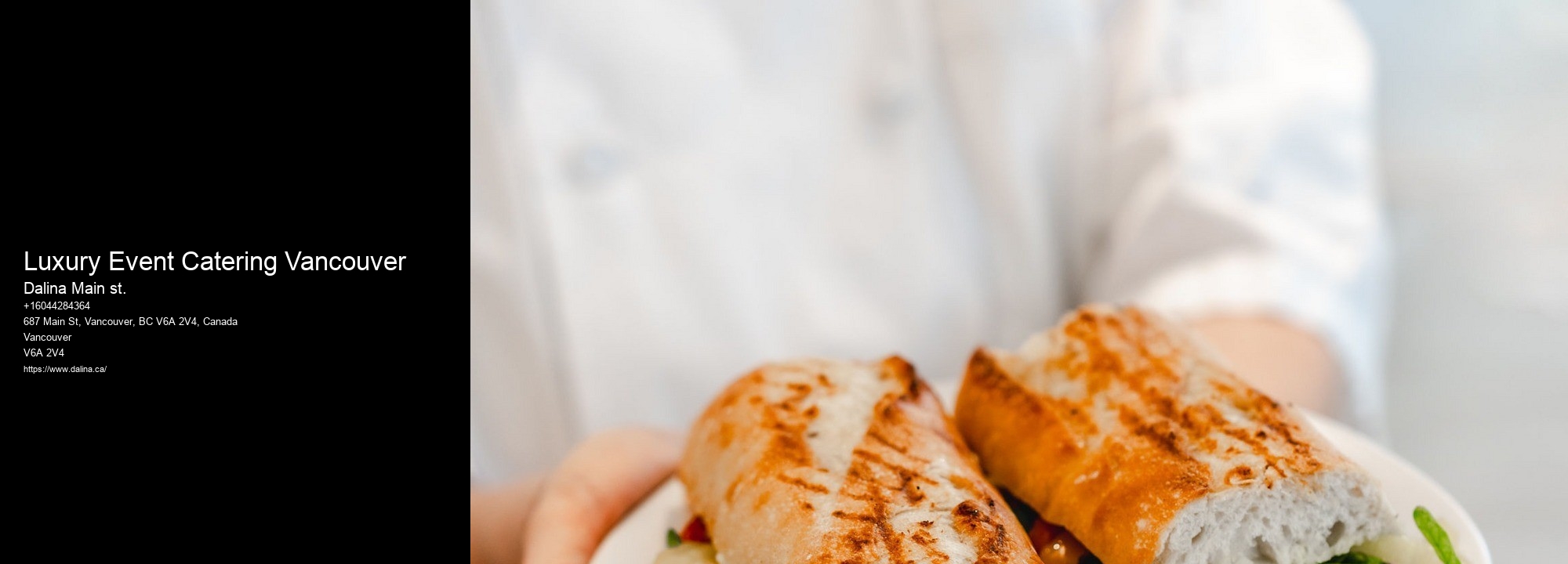 Vegan Pastry Catering Luxury Event Catering Vancouver