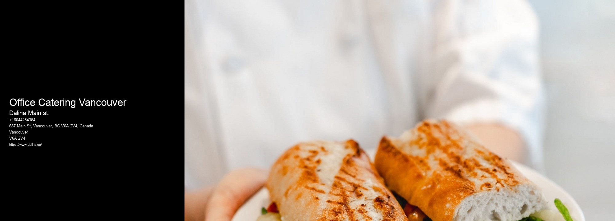 Business Lunch Catering Office Catering Vancouver