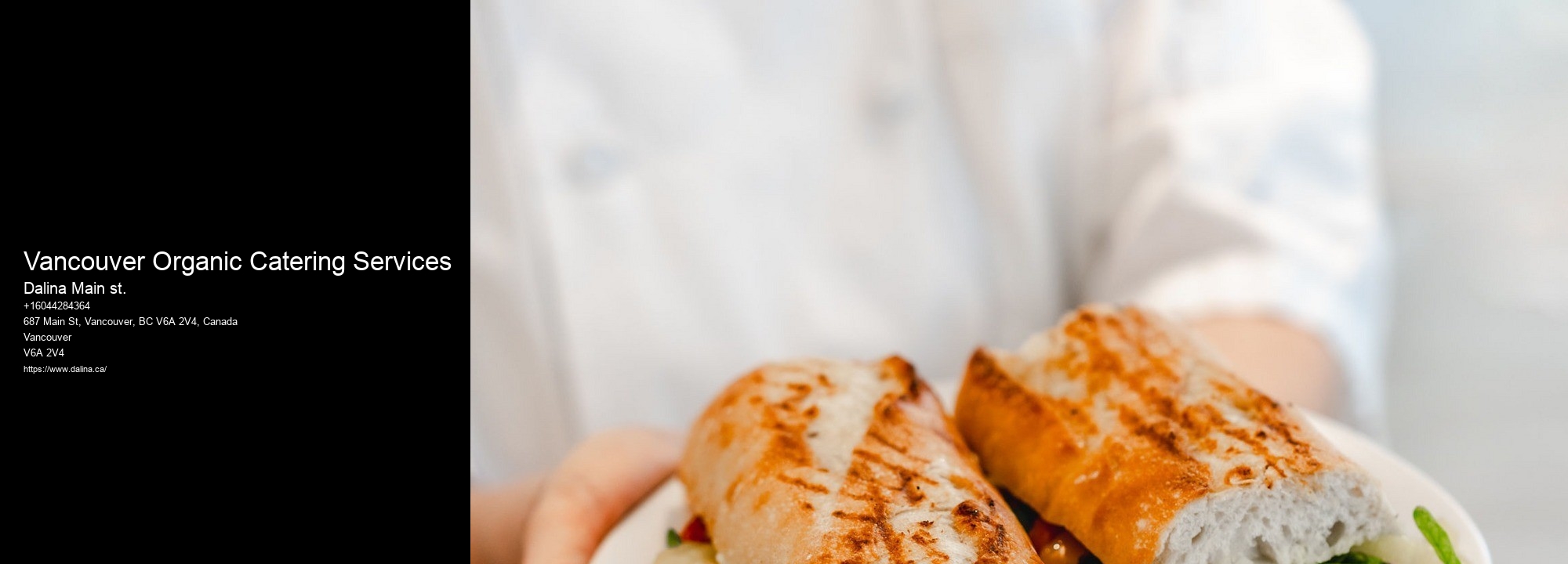 Tea And Pastry Catering Vancouver Organic Catering Services