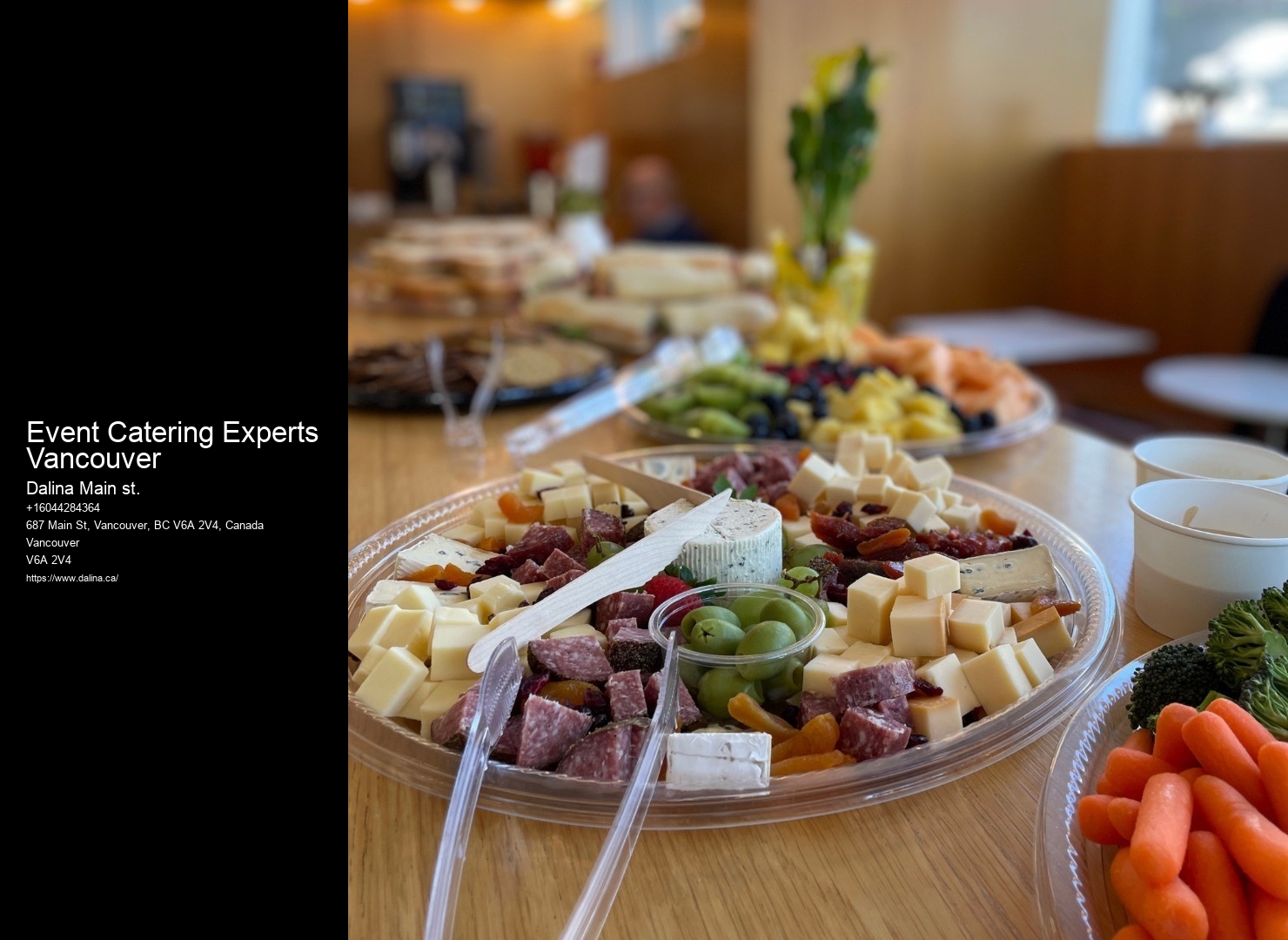 Event Catering Experts Vancouver Wedding Catering With Dessert Stations