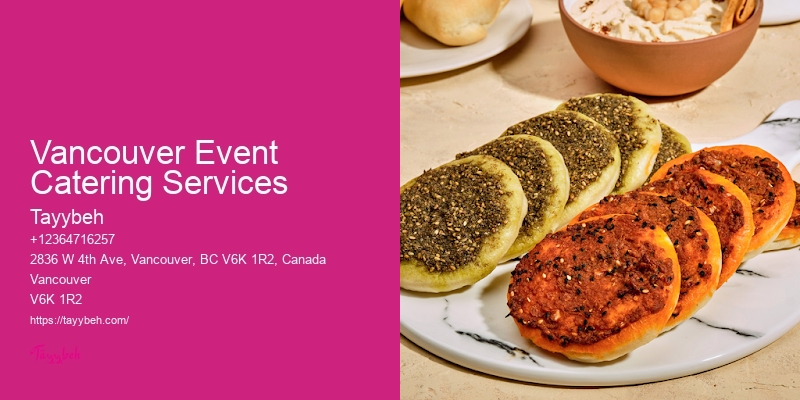 Eco-Friendly Catering Vancouver Event Catering Services