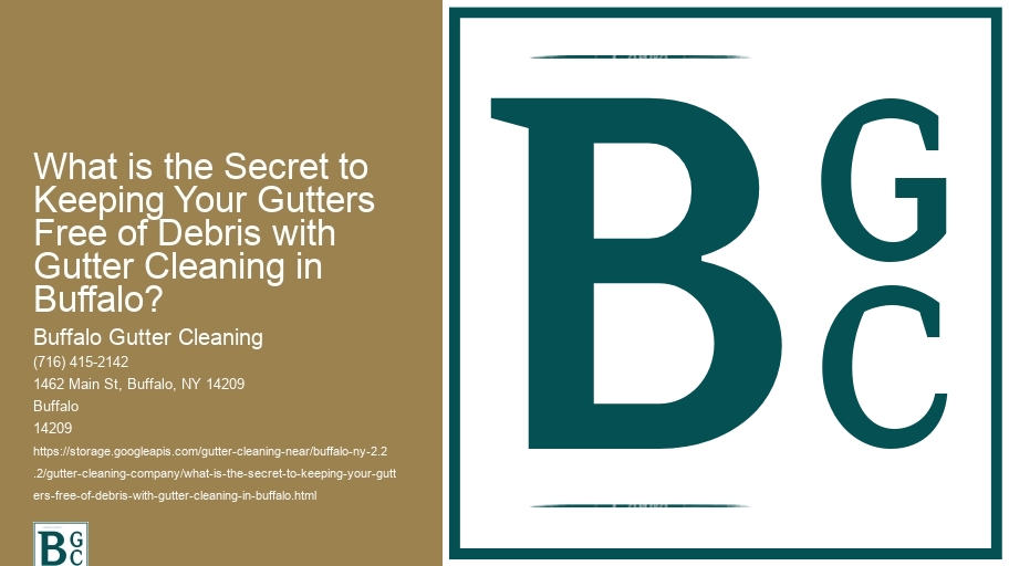 What is the Secret to Keeping Your Gutters Free of Debris with Gutter Cleaning in Buffalo? 