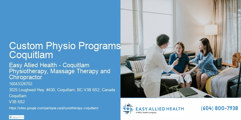 Best Physiotherapy Custom Physio Programs Coquitlam