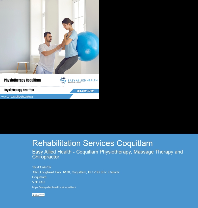 Rehabilitation Services Coquitlam joint recovery sports injury