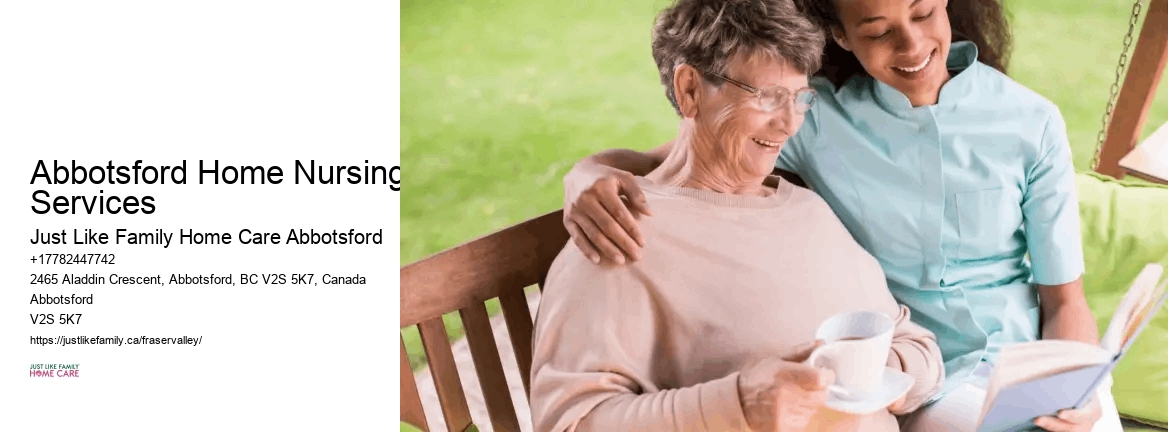 Home Support for Aging Adults Abbotsford Home Nursing Services