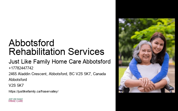 Personal Care for Seniors Abbotsford Rehabilitation Services