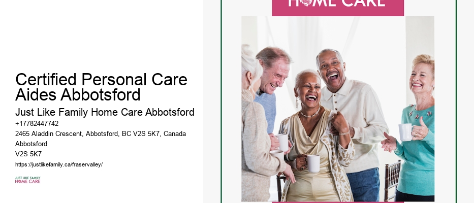 In-Home Nursing Care Certified Personal Care Aides Abbotsford