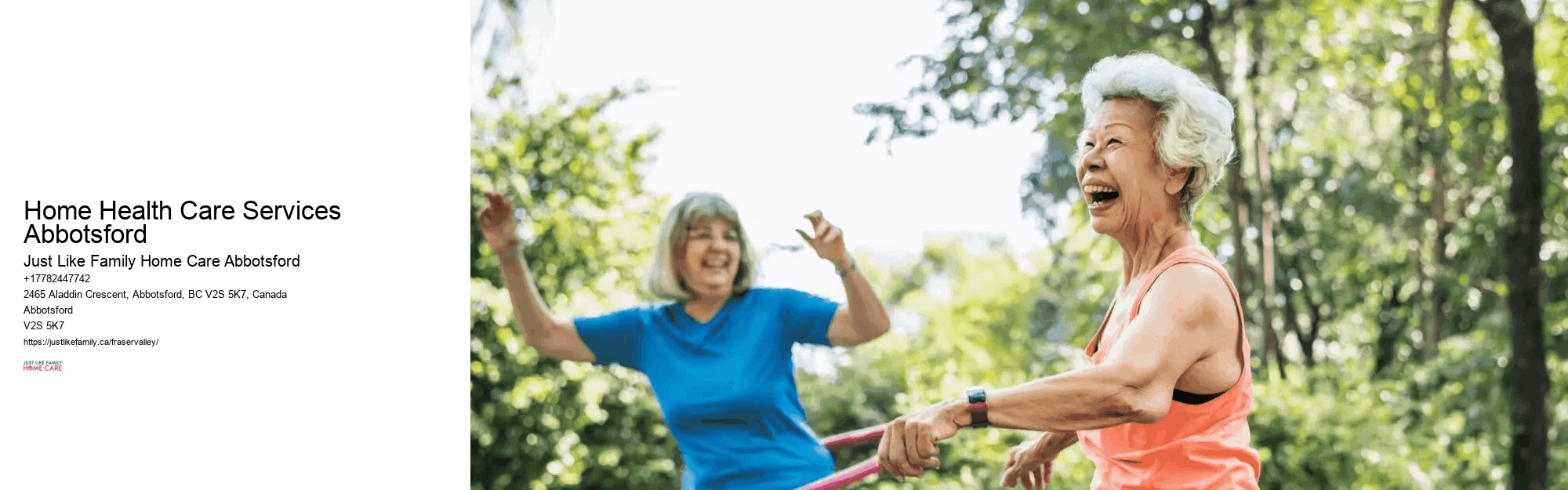 Home Health Care Services Abbotsford Wellness Services
