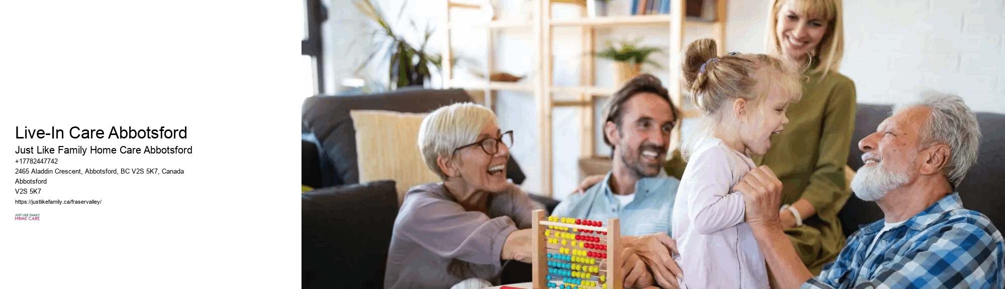 Home Nursing Assistance Live-In Care Abbotsford