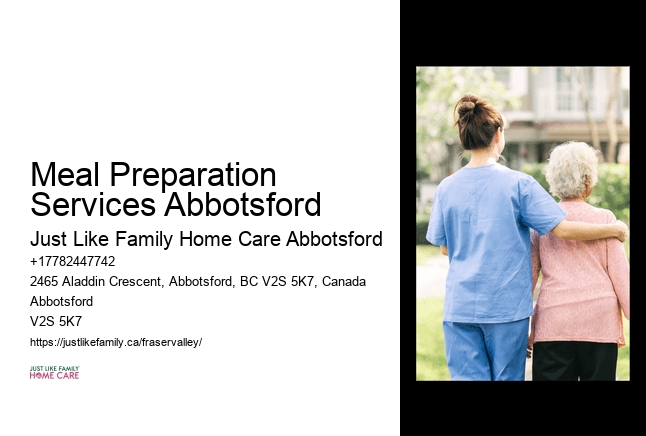 Meal Preparation Services Abbotsford Senior Home Care