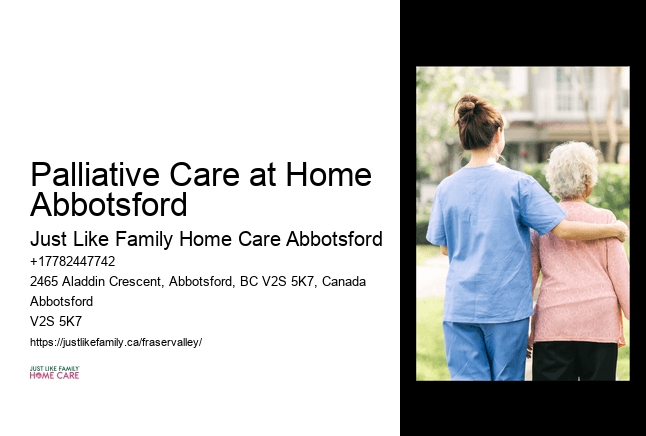 Home Nursing for Chronic Conditions Palliative Care at Home Abbotsford