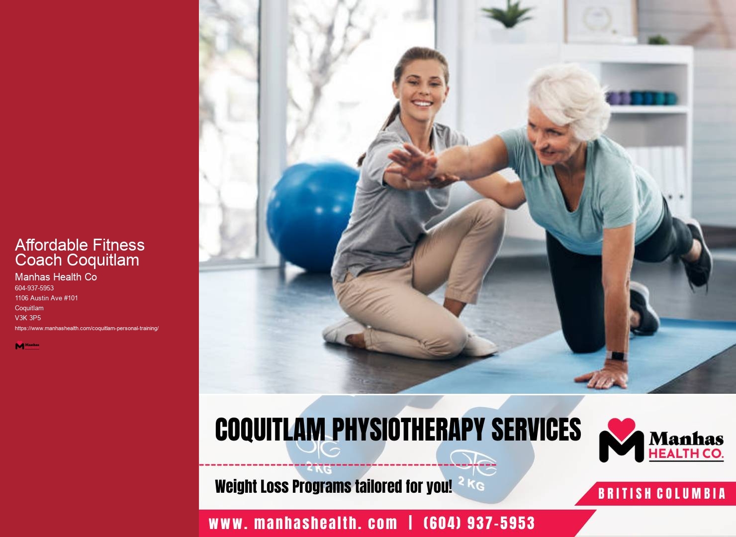Affordable Fitness Coach Coquitlam Personal Coaching