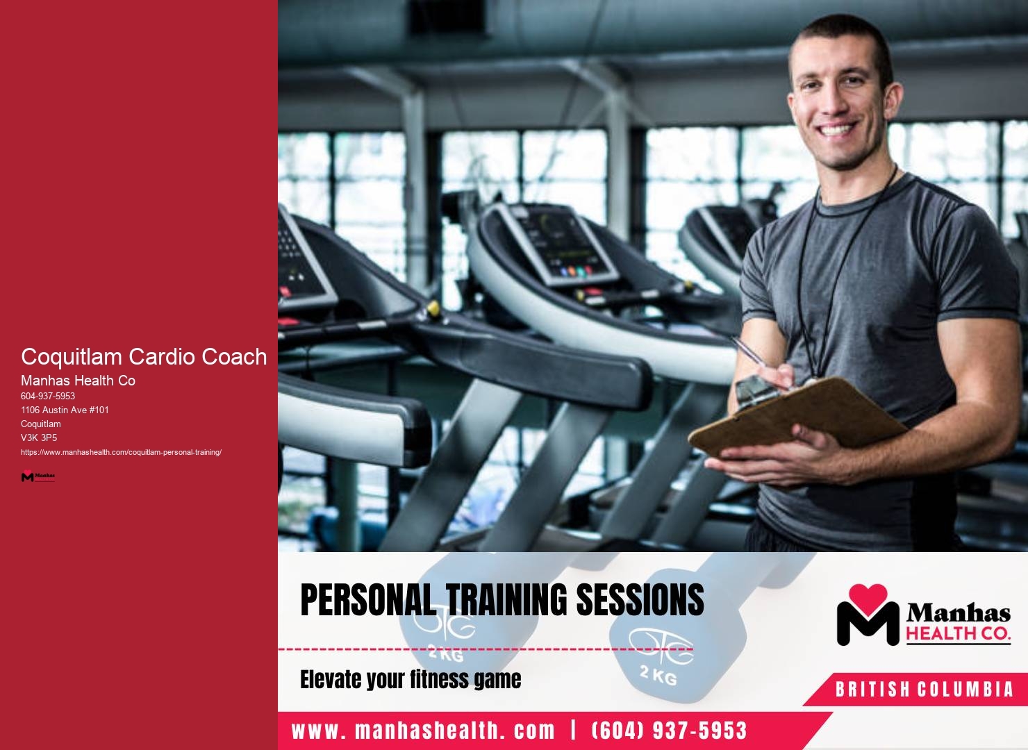 Coquitlam Cardio Coach High-Quality Personal Trainer