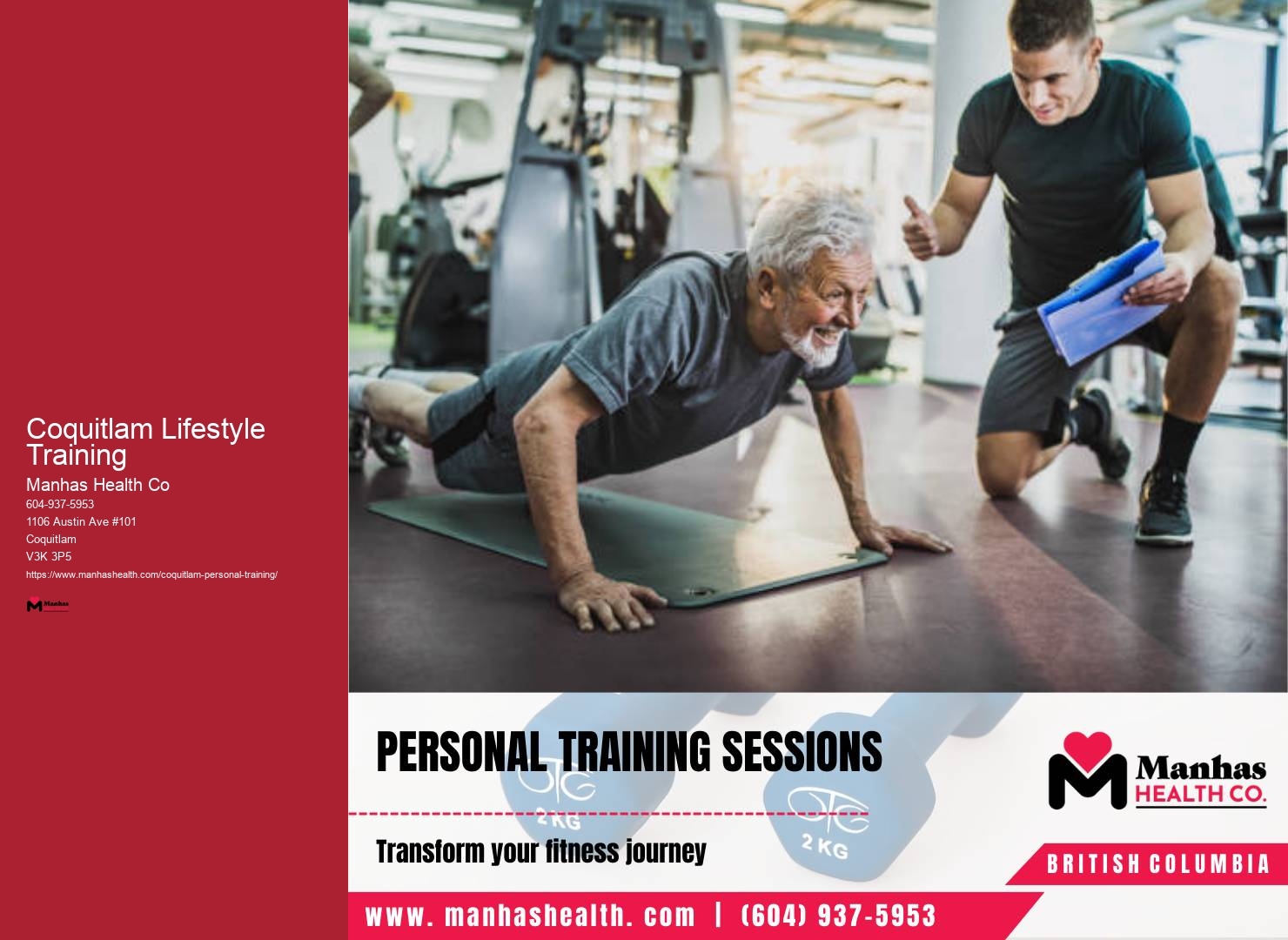 Coquitlam Lifestyle Training Beginner Exercise Programs