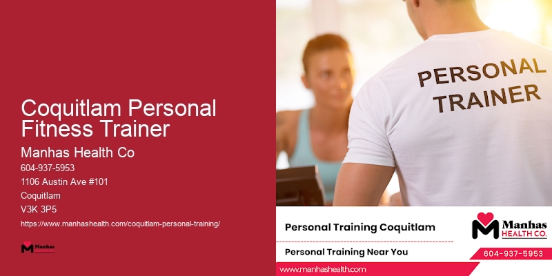 Personalized Fitness Goals Coquitlam Personal Fitness Trainer